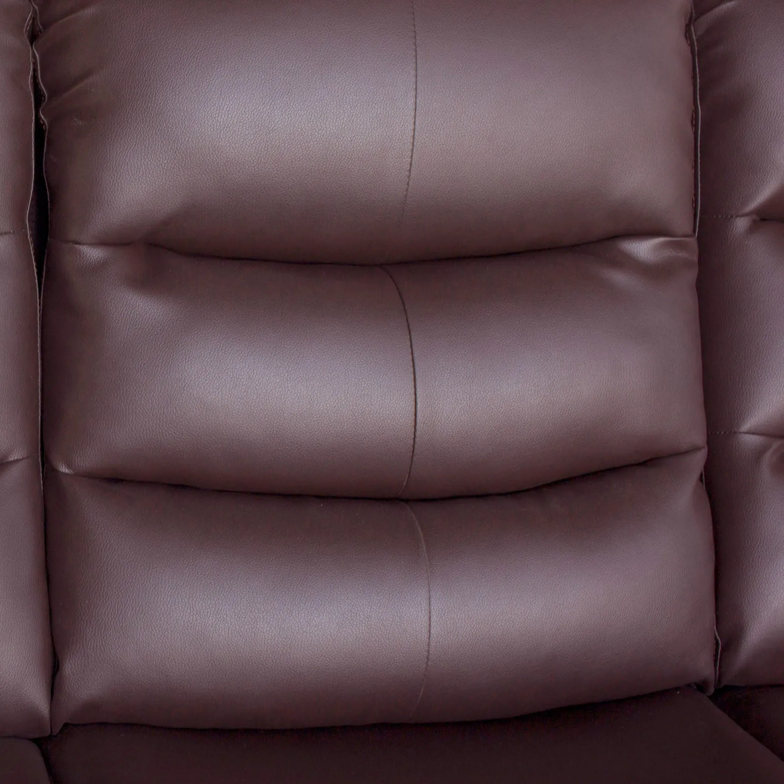 3 2 1 Seater Recliner Sofa In Faux Leather Lounge Couch in Brown