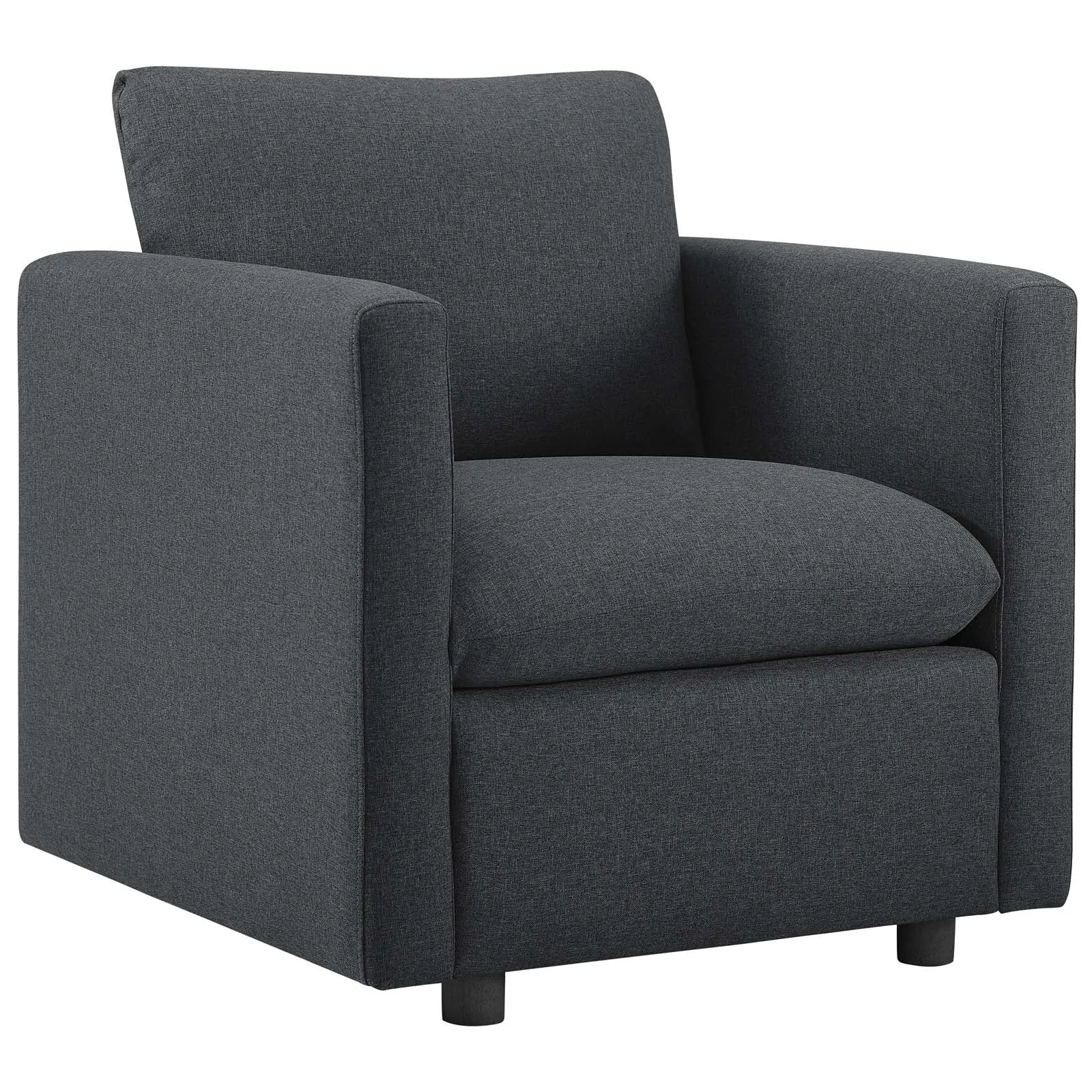 Activate Upholstered Fabric Armchair Set of 2 by Modway