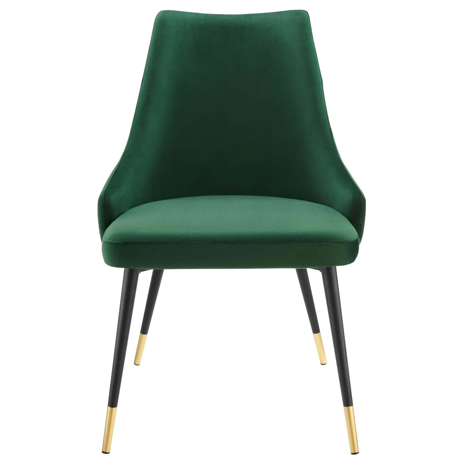 Adorn Dining Side Chair Performance Velvet Set of 2 Green EEI-5043-GRN