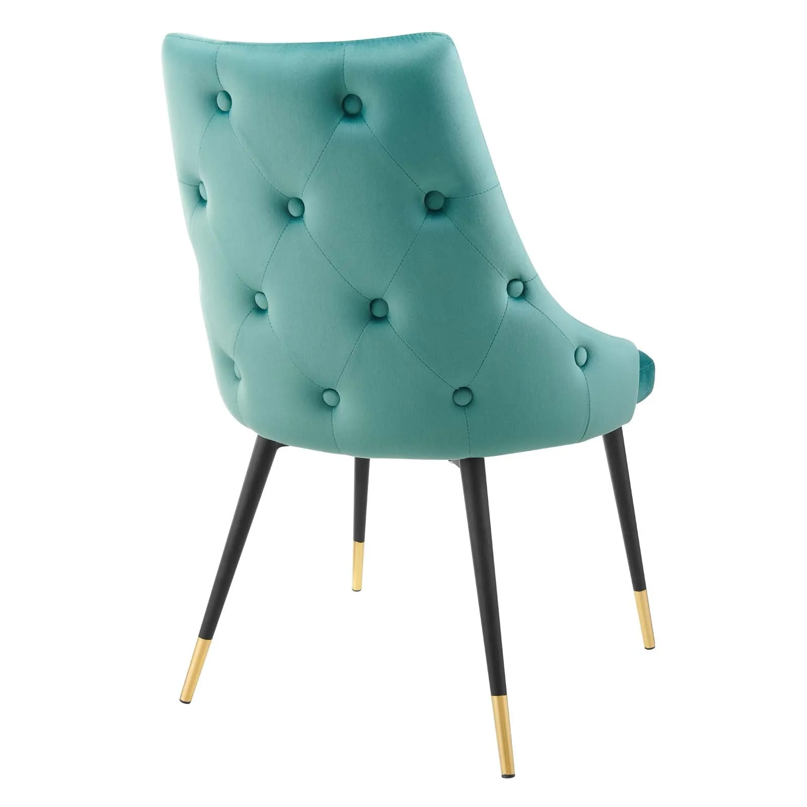 Adorn Dining Side Chair Performance Velvet Set of 2 Teal EEI-5043-TEA