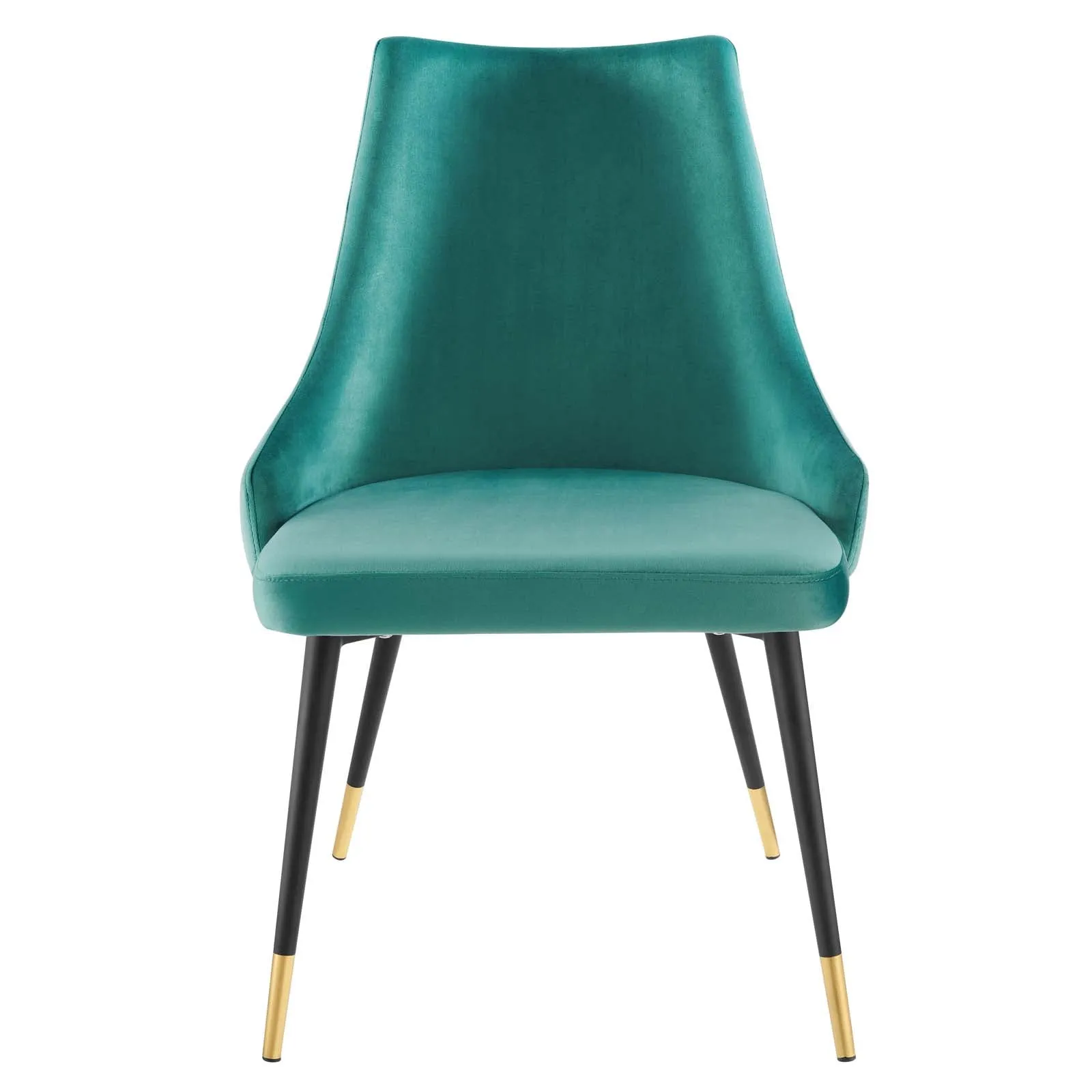 Adorn Dining Side Chair Performance Velvet Set of 2 Teal EEI-5043-TEA