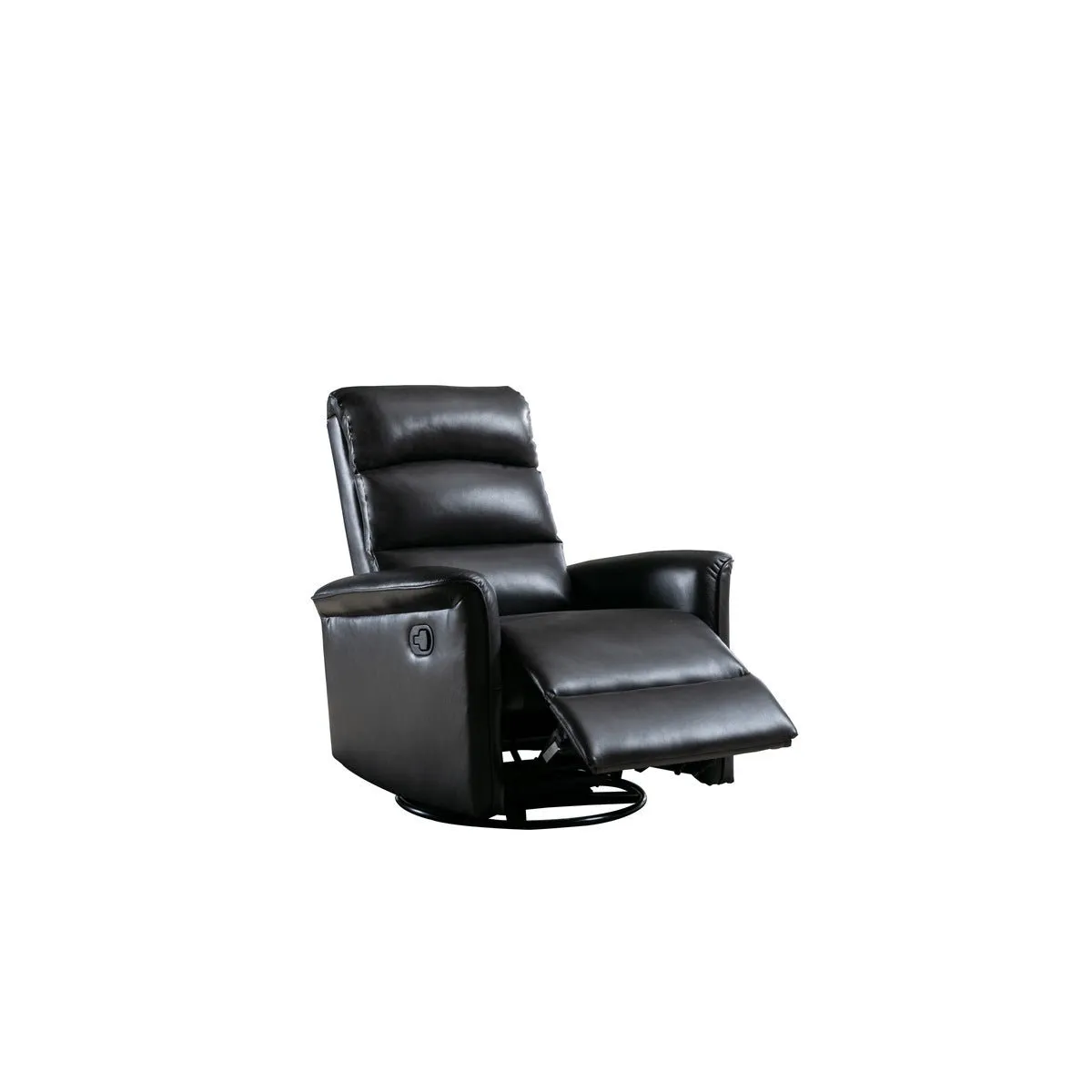 Albert Black Glider Recliner