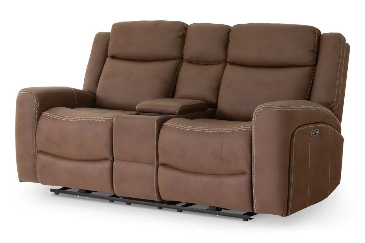 Atlanta 2 Seater Sofa | Console | Power Recliner