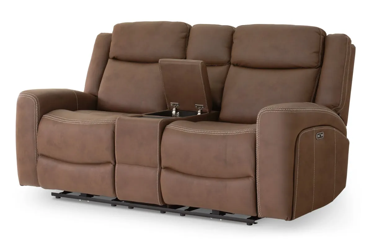 Atlanta 2 Seater Sofa | Console | Power Recliner