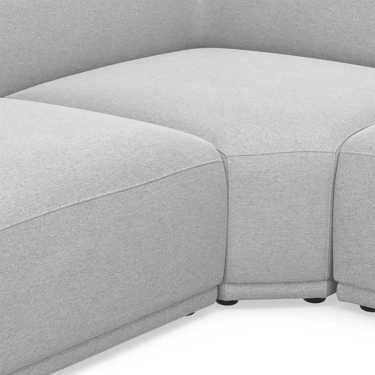 Bailey Fabric 4 Seater Corner Modular Sofa