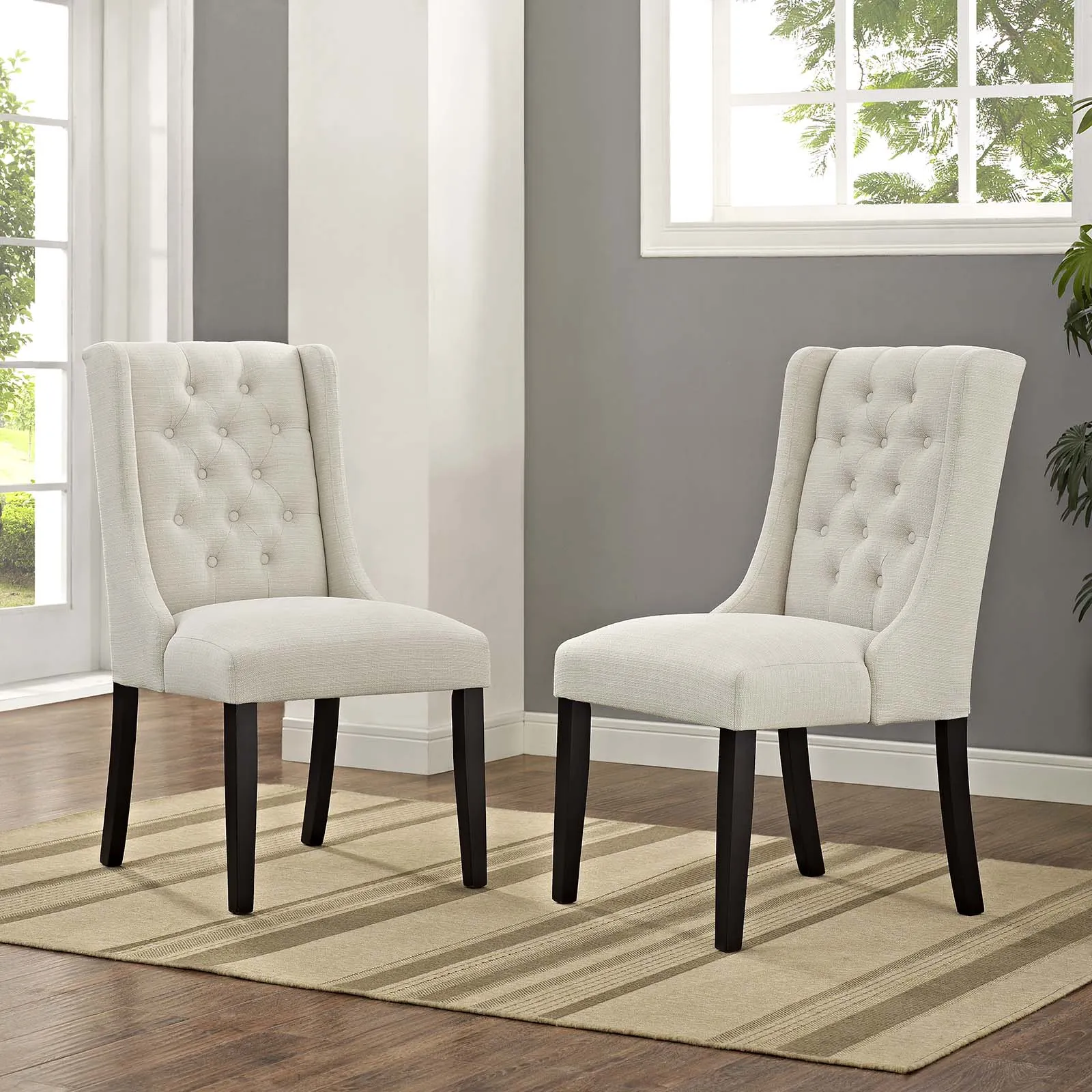 Baronet Dining Chair Fabric Set of 2