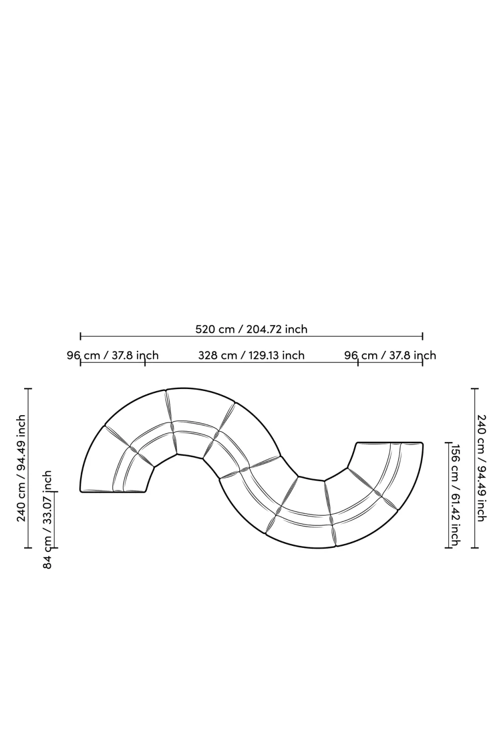 Beige Modular Sofa | Eichholtz Lindau