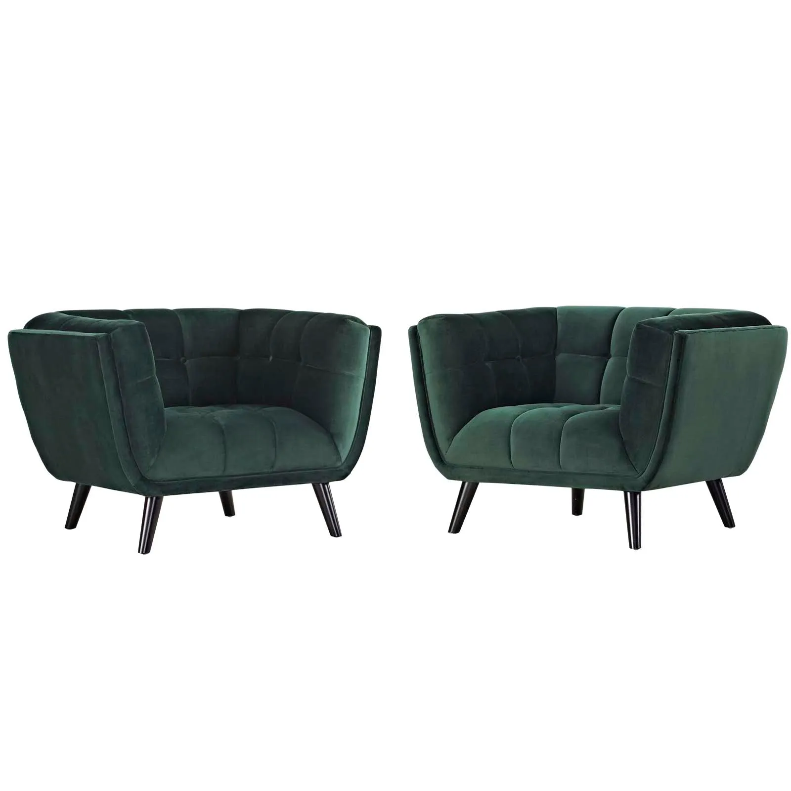 Bestow 2 Piece Performance Velvet Armchair Set