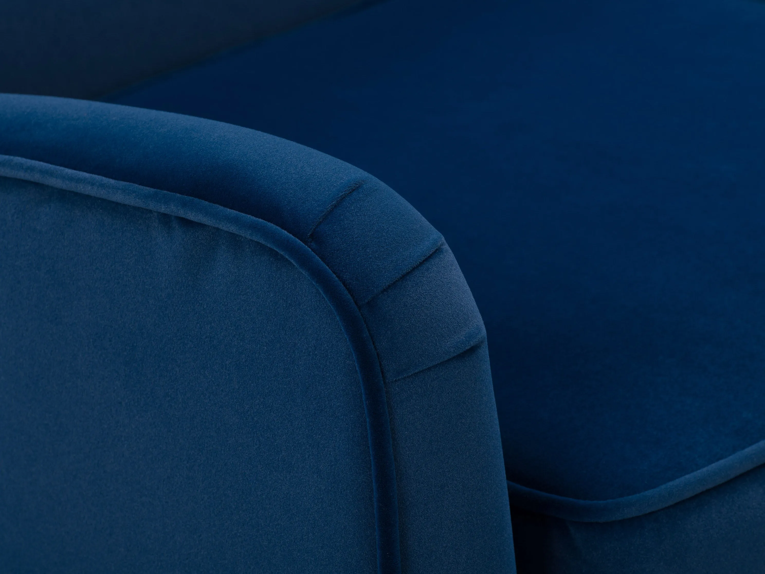 Blue Velvet Accent Chair