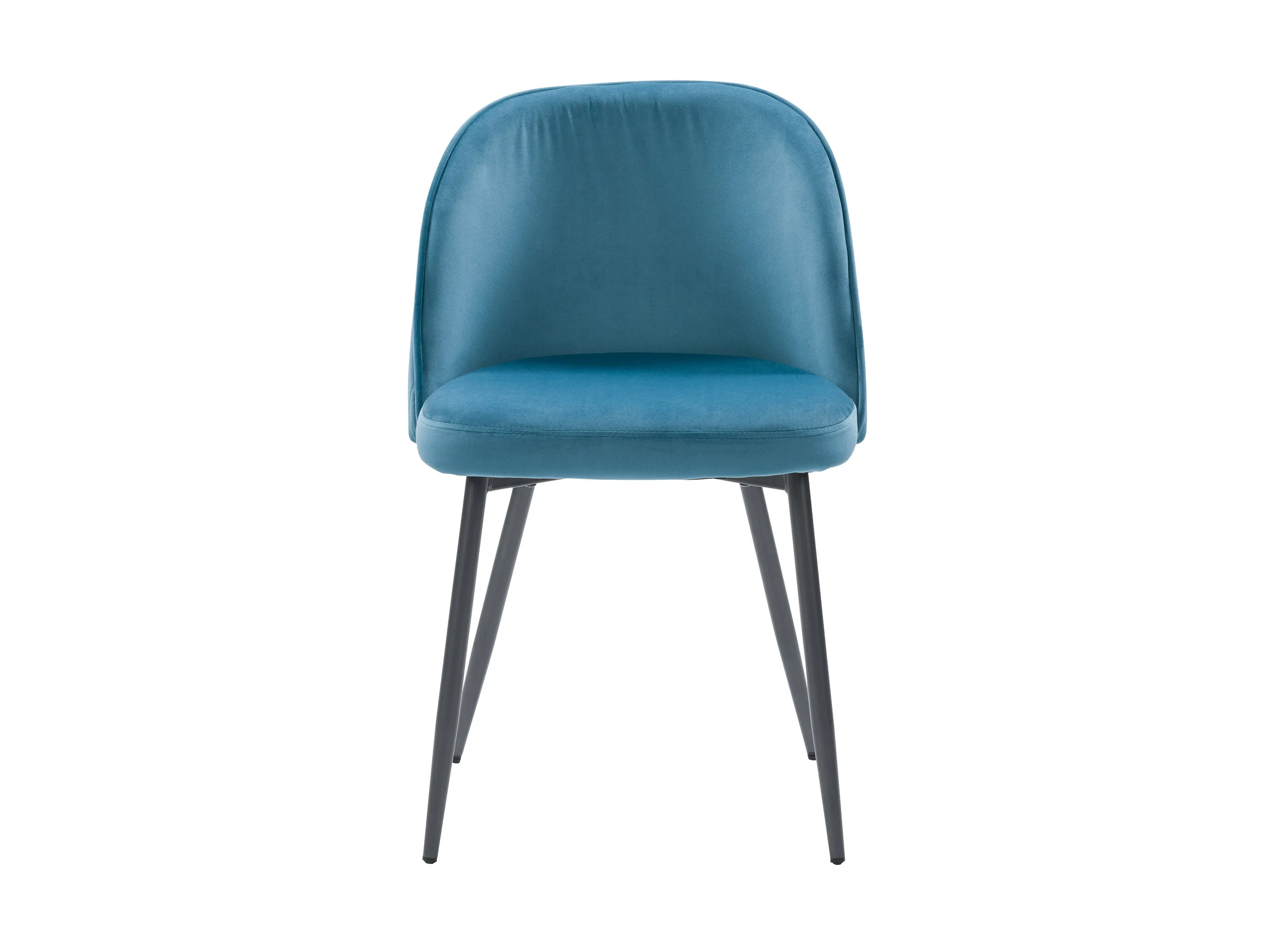 Blue Velvet Side Chair