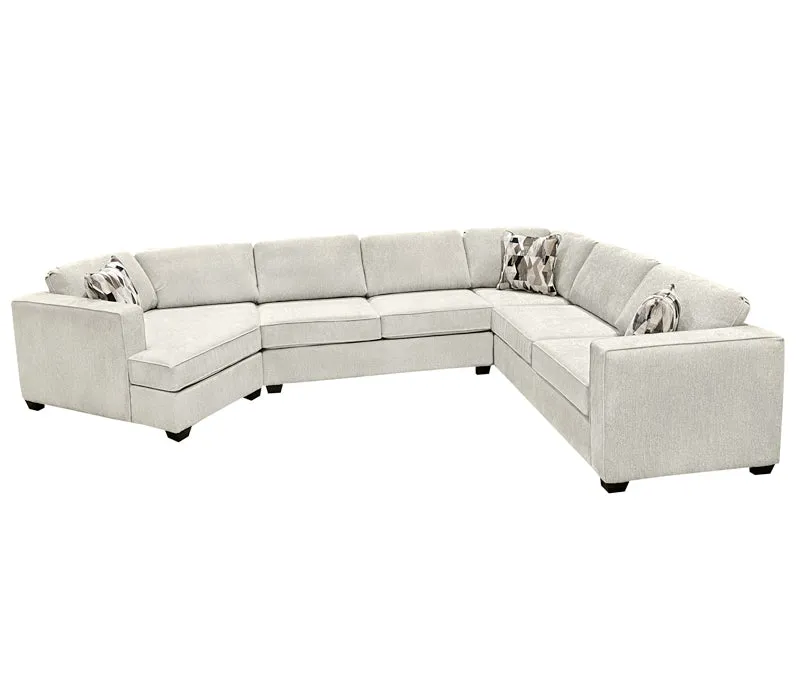 Boston 4 Piece Sectional - Fabric - Custom