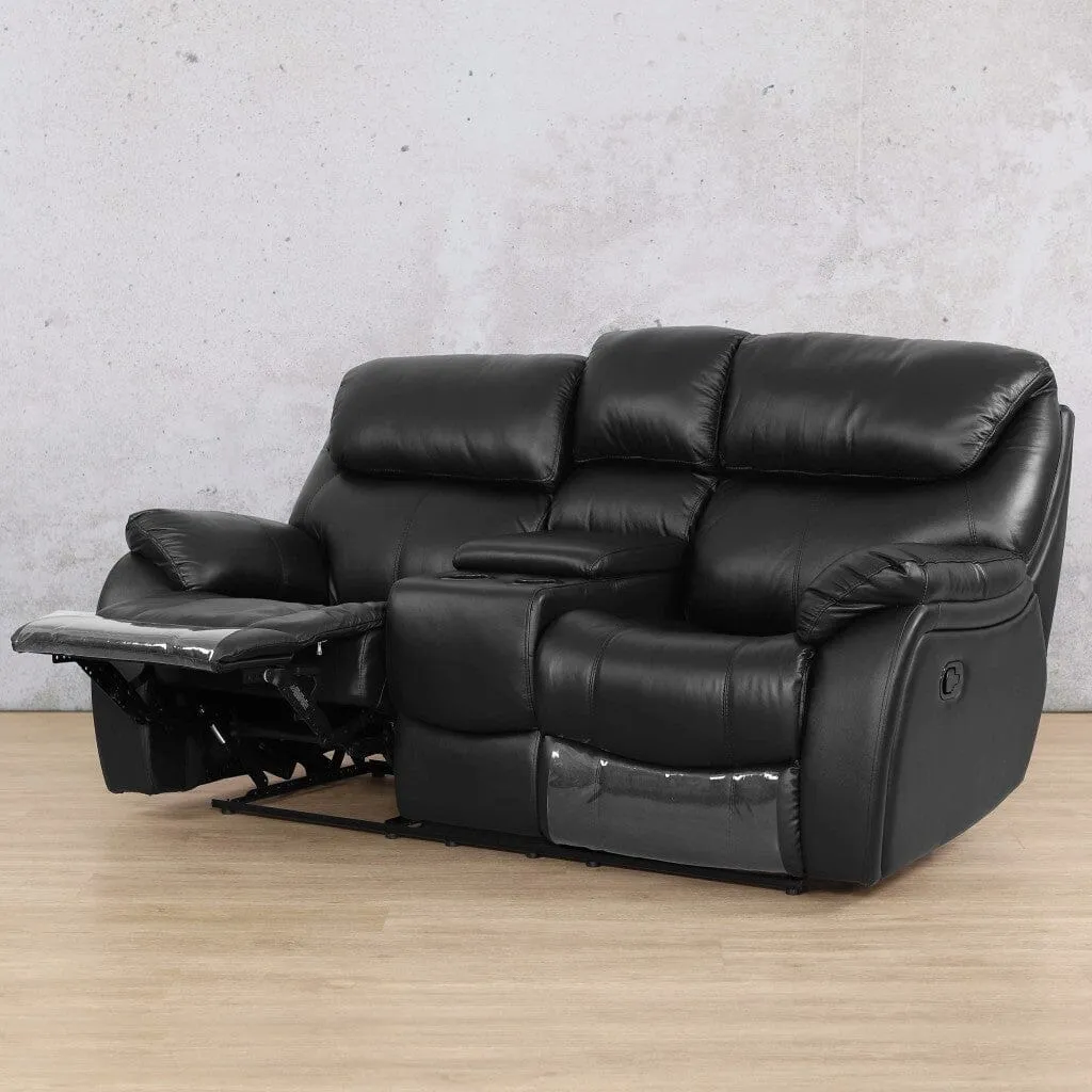 Cairo 2 Seater Leather Recliner Home Theatre