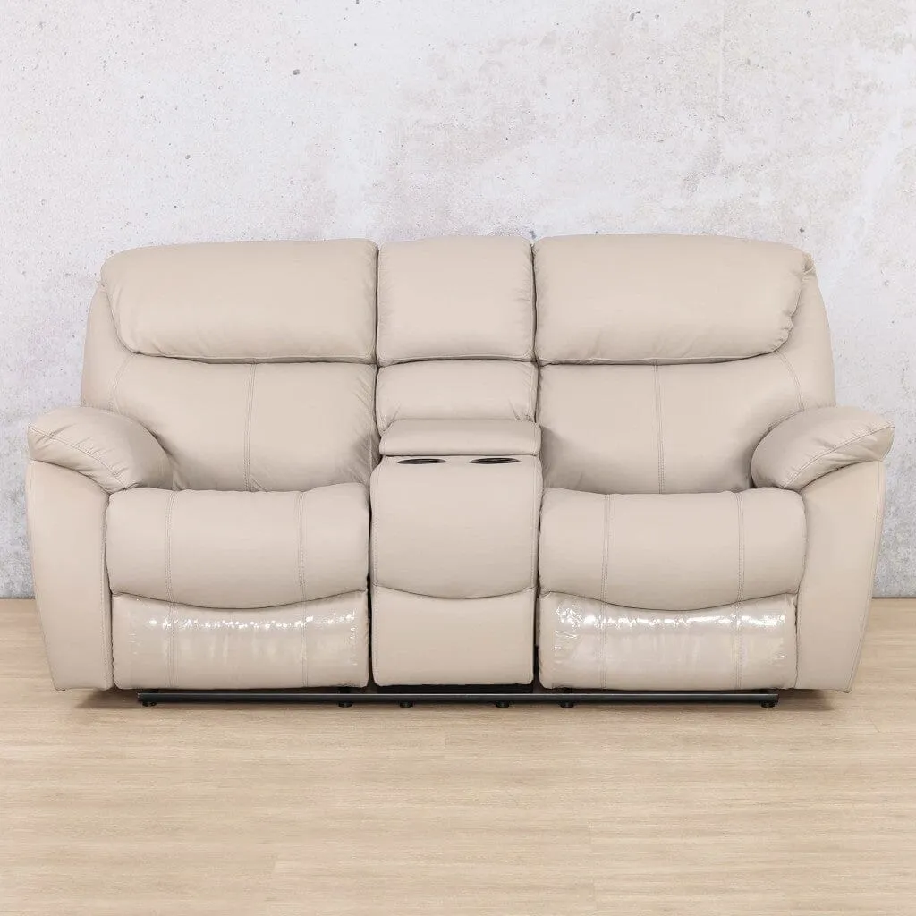 Cairo 2 Seater Leather Recliner Home Theatre