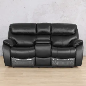 Cairo 2 Seater Leather Recliner Home Theatre