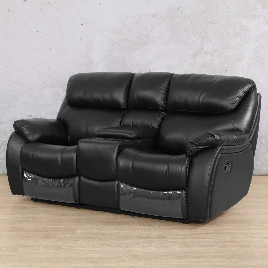 Cairo 2 Seater Leather Recliner Home Theatre