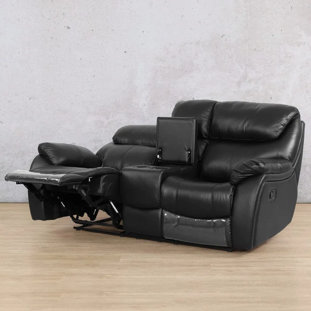 Cairo 2 Seater Leather Recliner Home Theatre