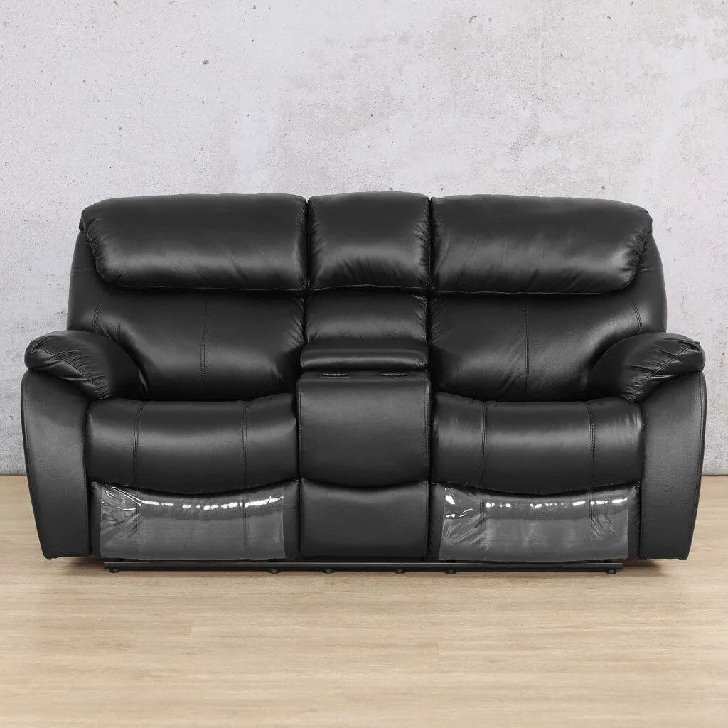 Cairo 2 Seater Leather Recliner Home Theatre