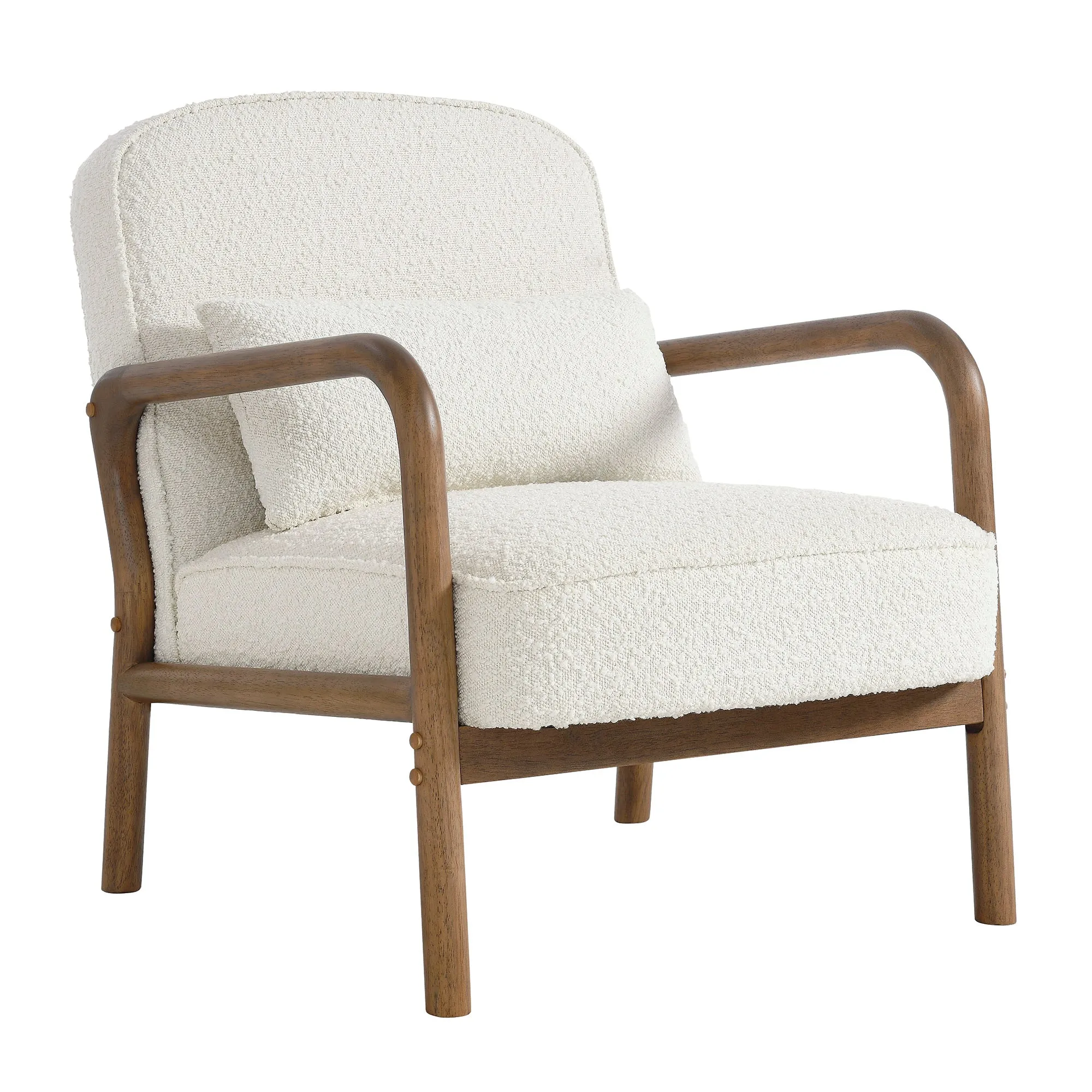 Charlie   Boucle Upholstered Armchair