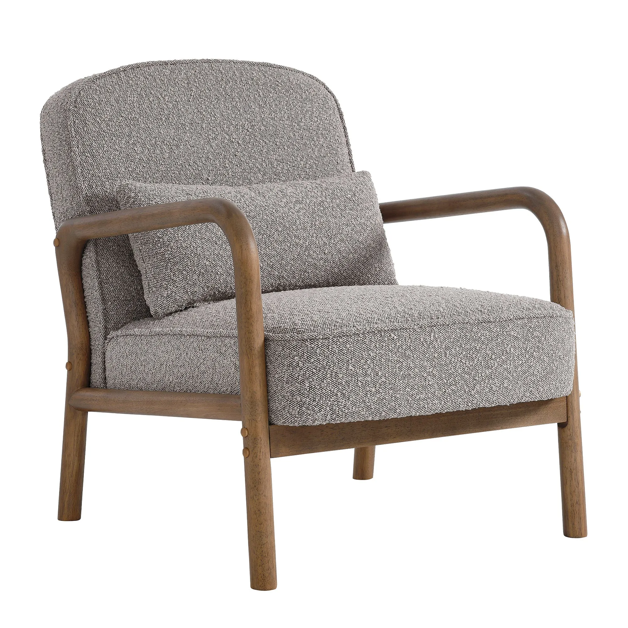 Charlie   Boucle Upholstered Armchair