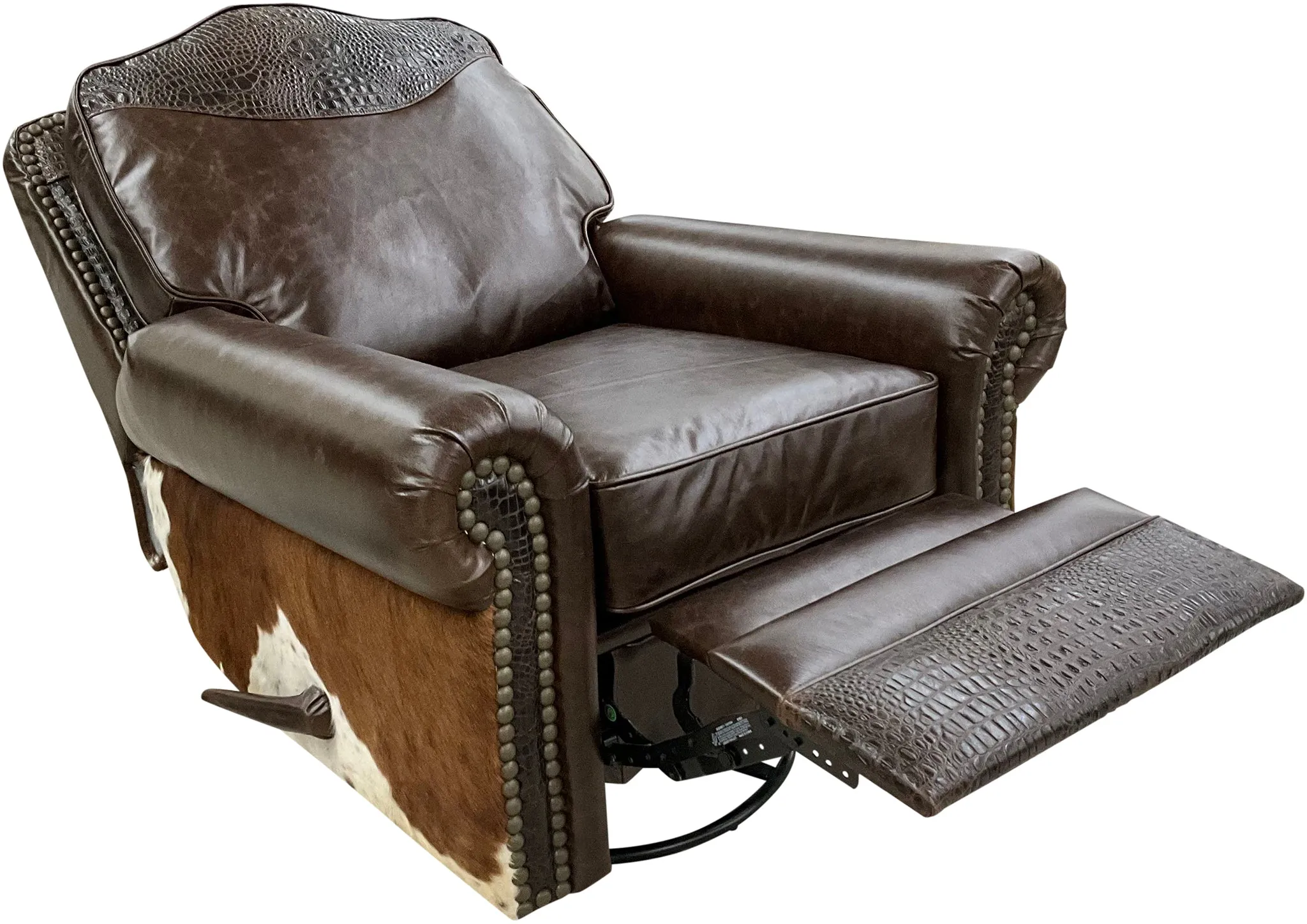 Coburn III Western Swivel Glider Recliner