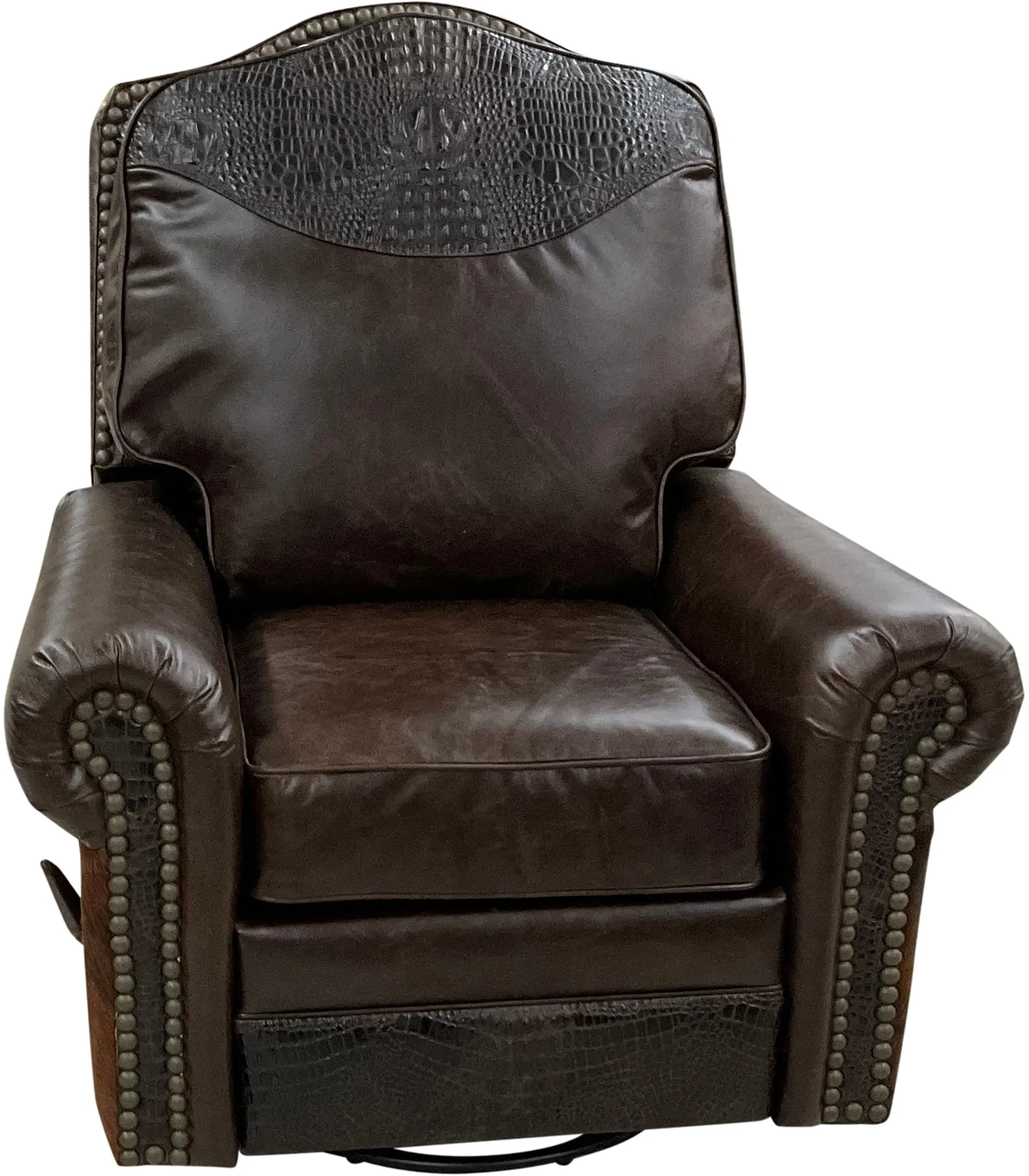 Coburn III Western Swivel Glider Recliner