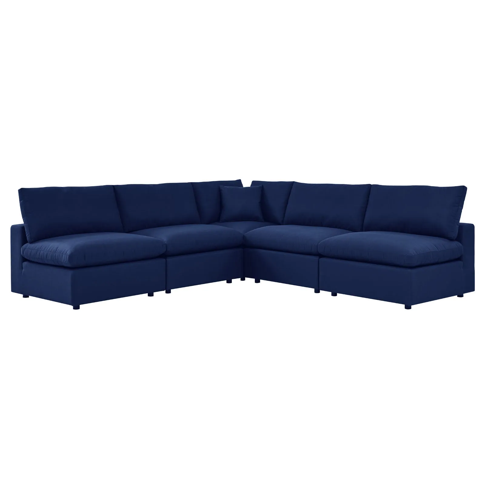 Commix 5-Piece Sunbrella® Outdoor Patio Sectional Sofa by Modway