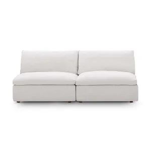 Commix Down Filled Overstuffed 2-Piece Armless Sectional Loveseat