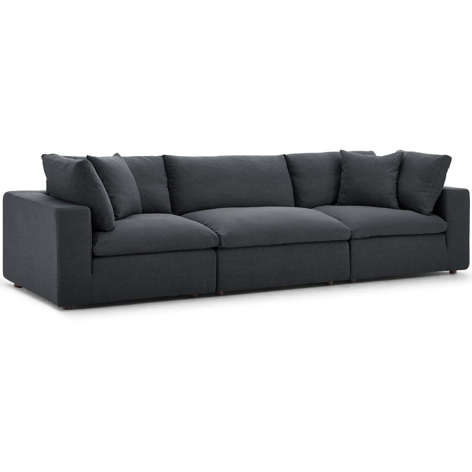 Commix Down Filled Overstuffed 3 Piece Sectional Sofa Set by Modway