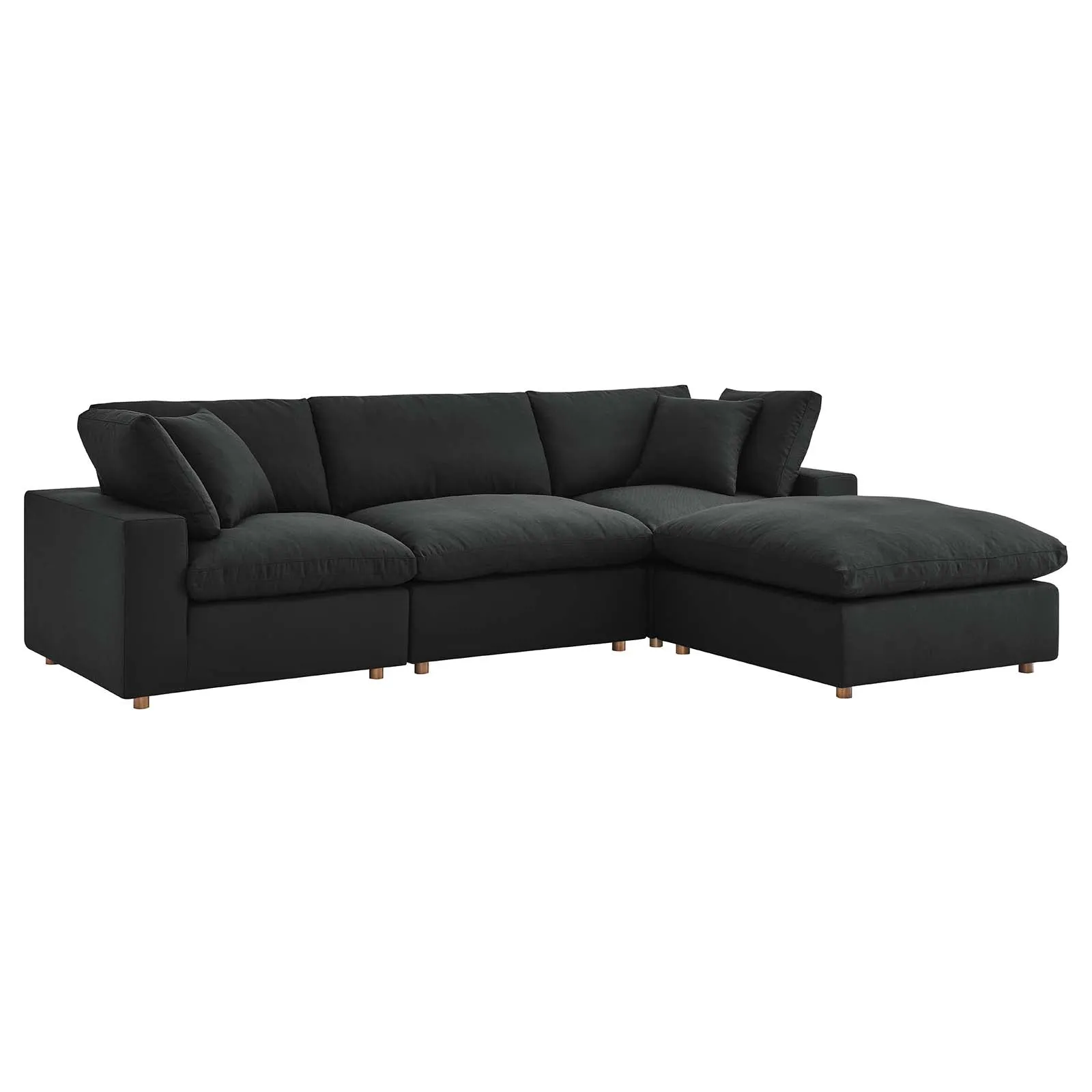 Commix Down Filled Overstuffed 4 Piece Sectional Sofa Set by Modway