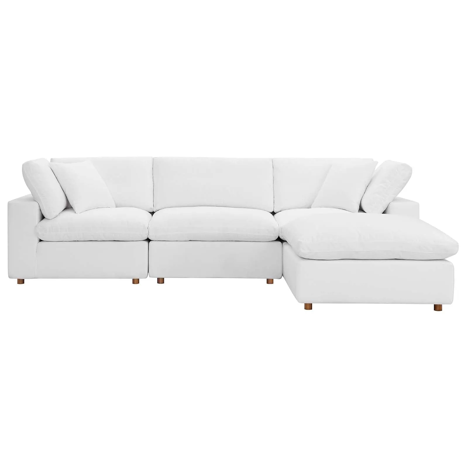 Commix Down Filled Overstuffed 4 Piece Sectional Sofa Set by Modway