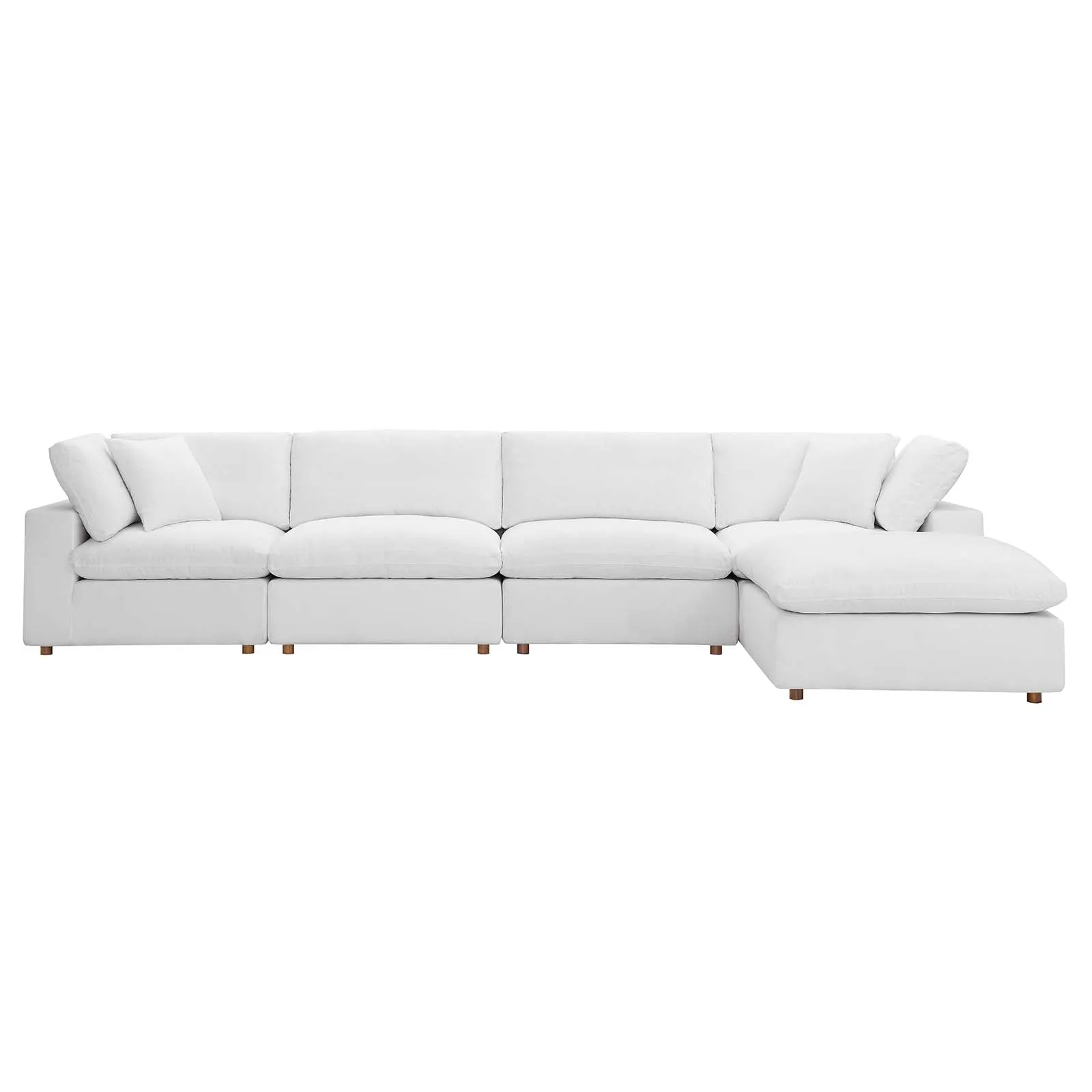 Commix Down Filled Overstuffed 5 Piece Sectional Sofa Set by Modway