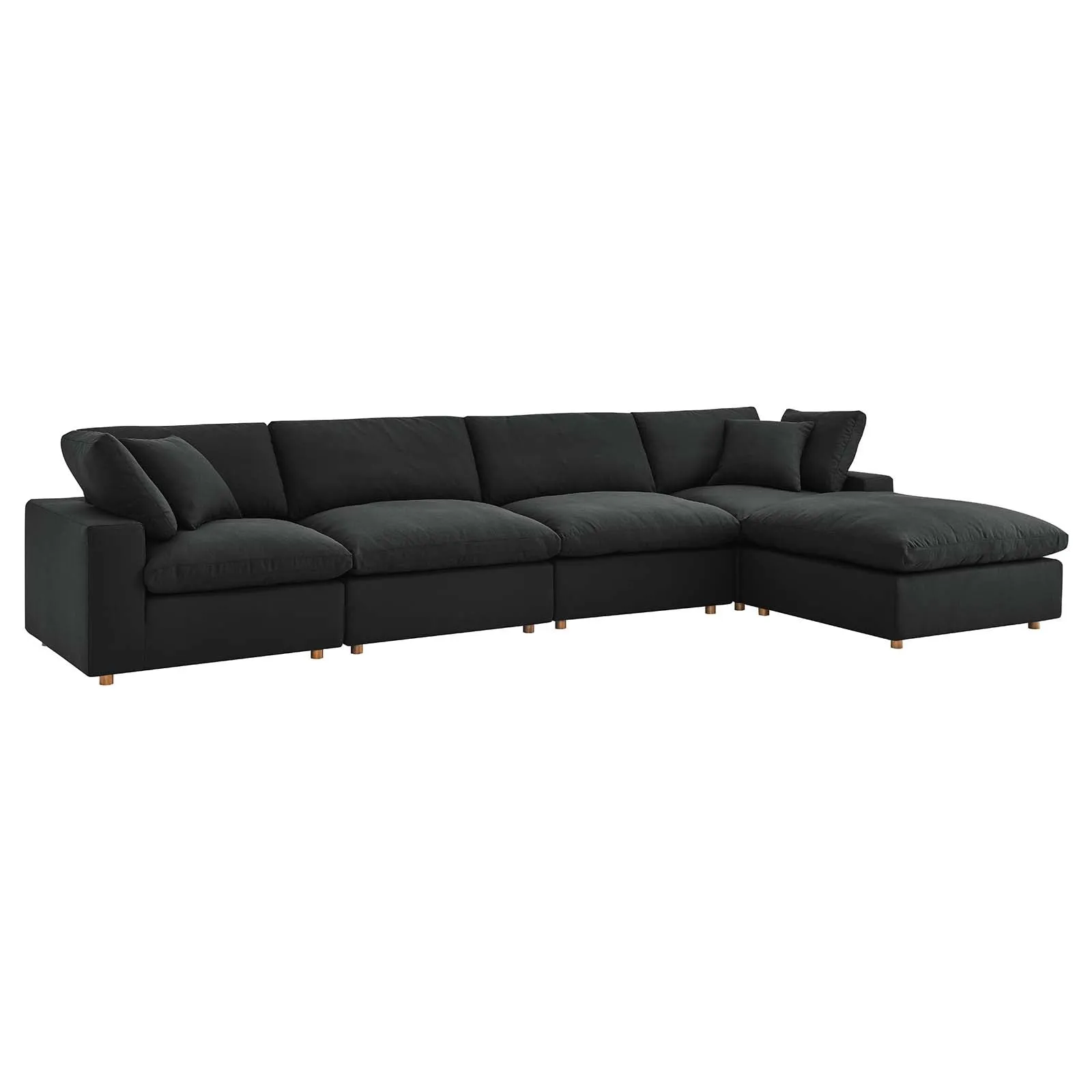 Commix Down Filled Overstuffed 5 Piece Sectional Sofa Set by Modway