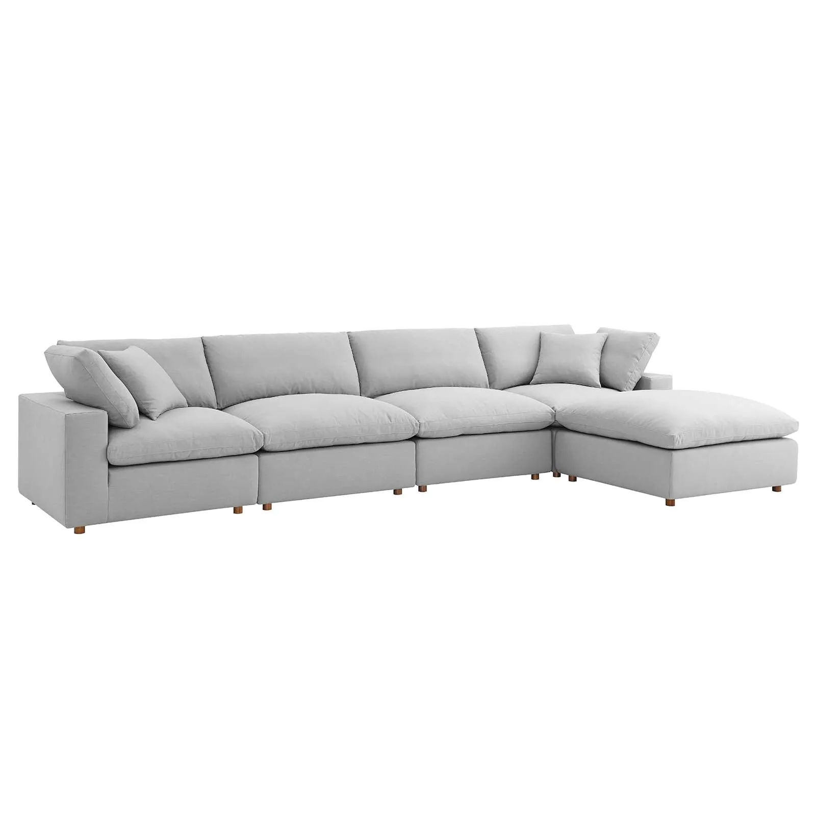 Commix Down Filled Overstuffed 5 Piece Sectional Sofa Set by Modway