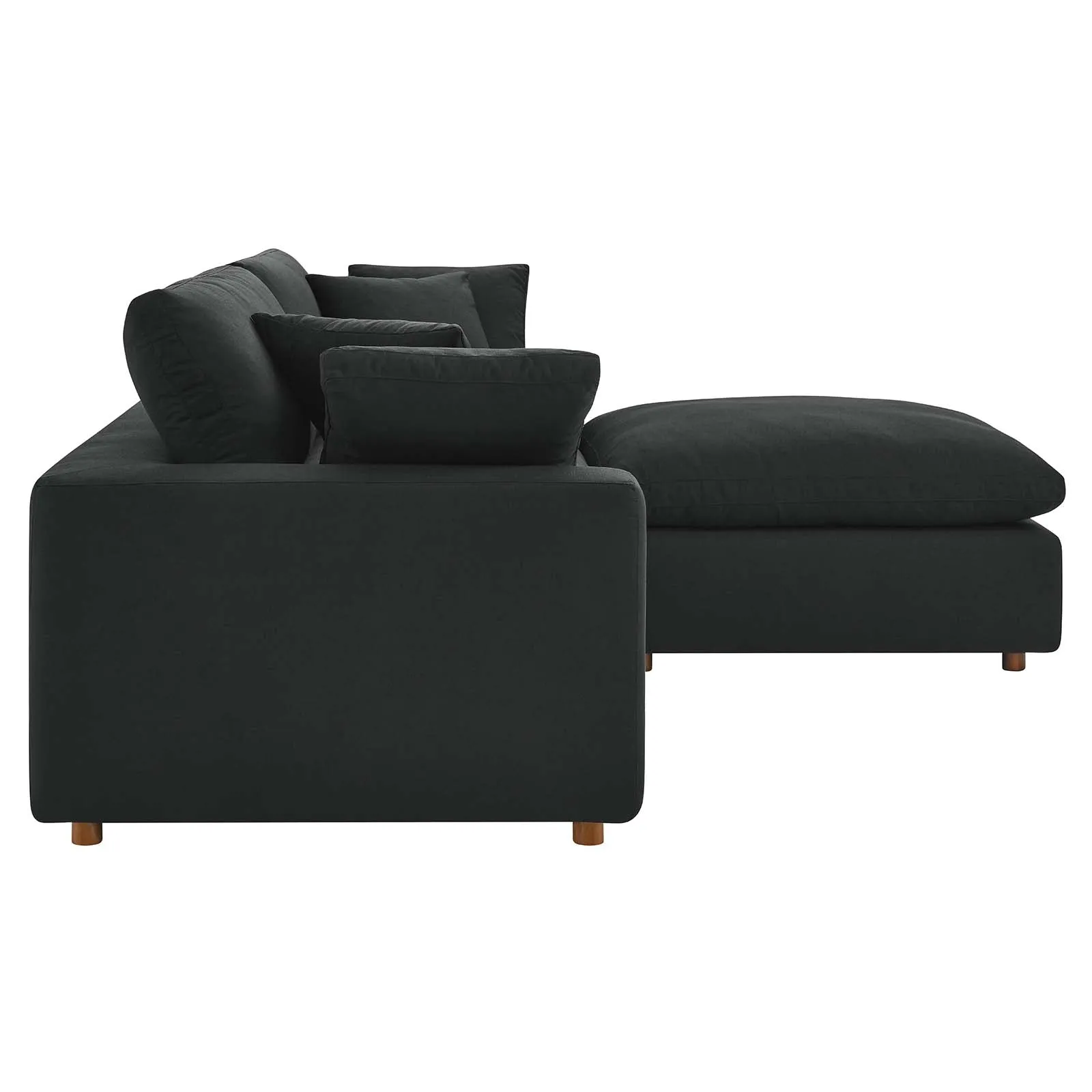 Commix Down Filled Overstuffed Sectional Sofa and Ottoman Set by Modway