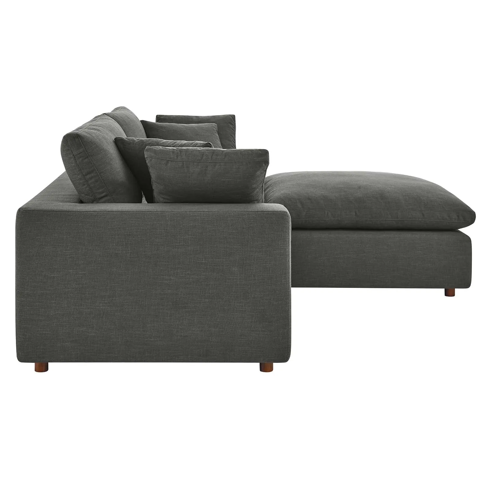 Commix Down Filled Overstuffed Sectional Sofa and Ottoman Set by Modway