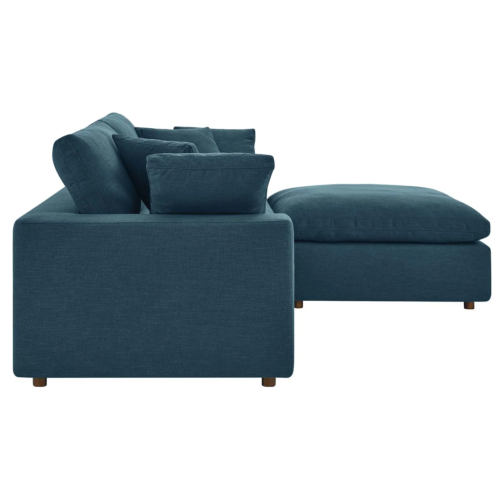 Commix Down Filled Overstuffed Sectional Sofa and Ottoman Set by Modway