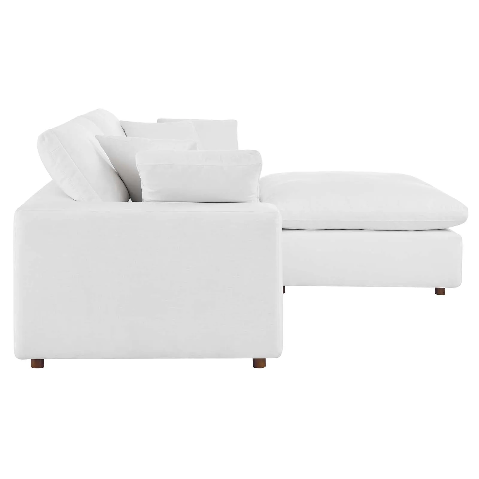 Commix Down Filled Overstuffed Sectional Sofa and Ottoman Set by Modway