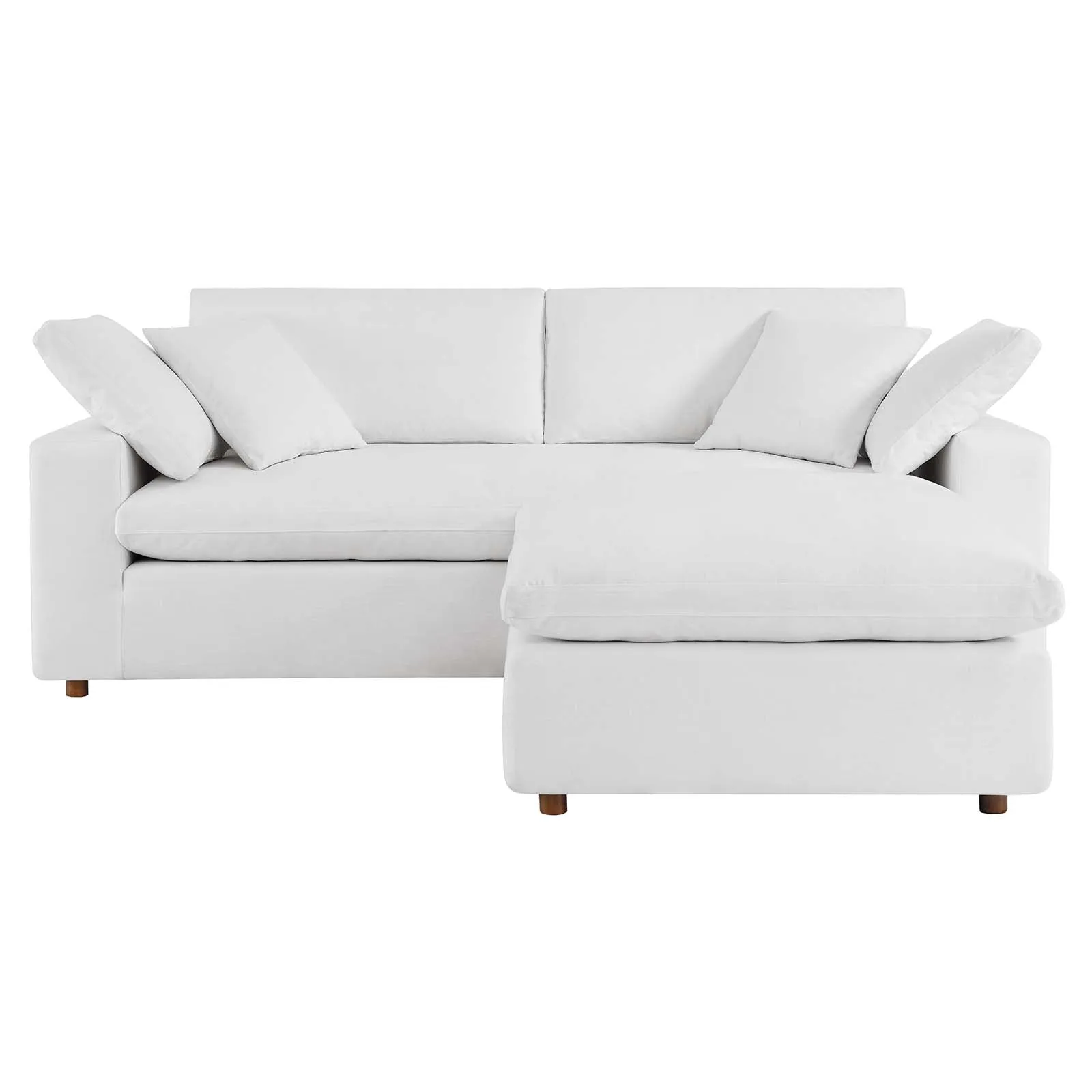 Commix Down Filled Overstuffed Sectional Sofa and Ottoman Set by Modway