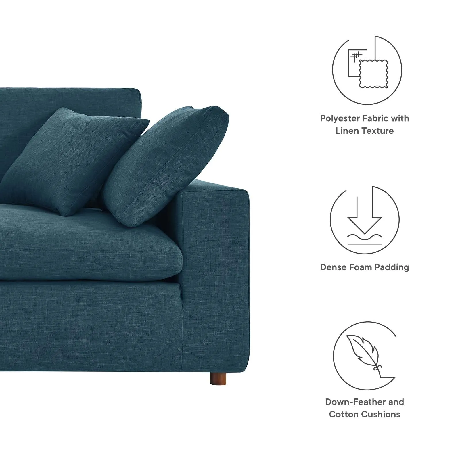 Commix Single Loveseat by Modway