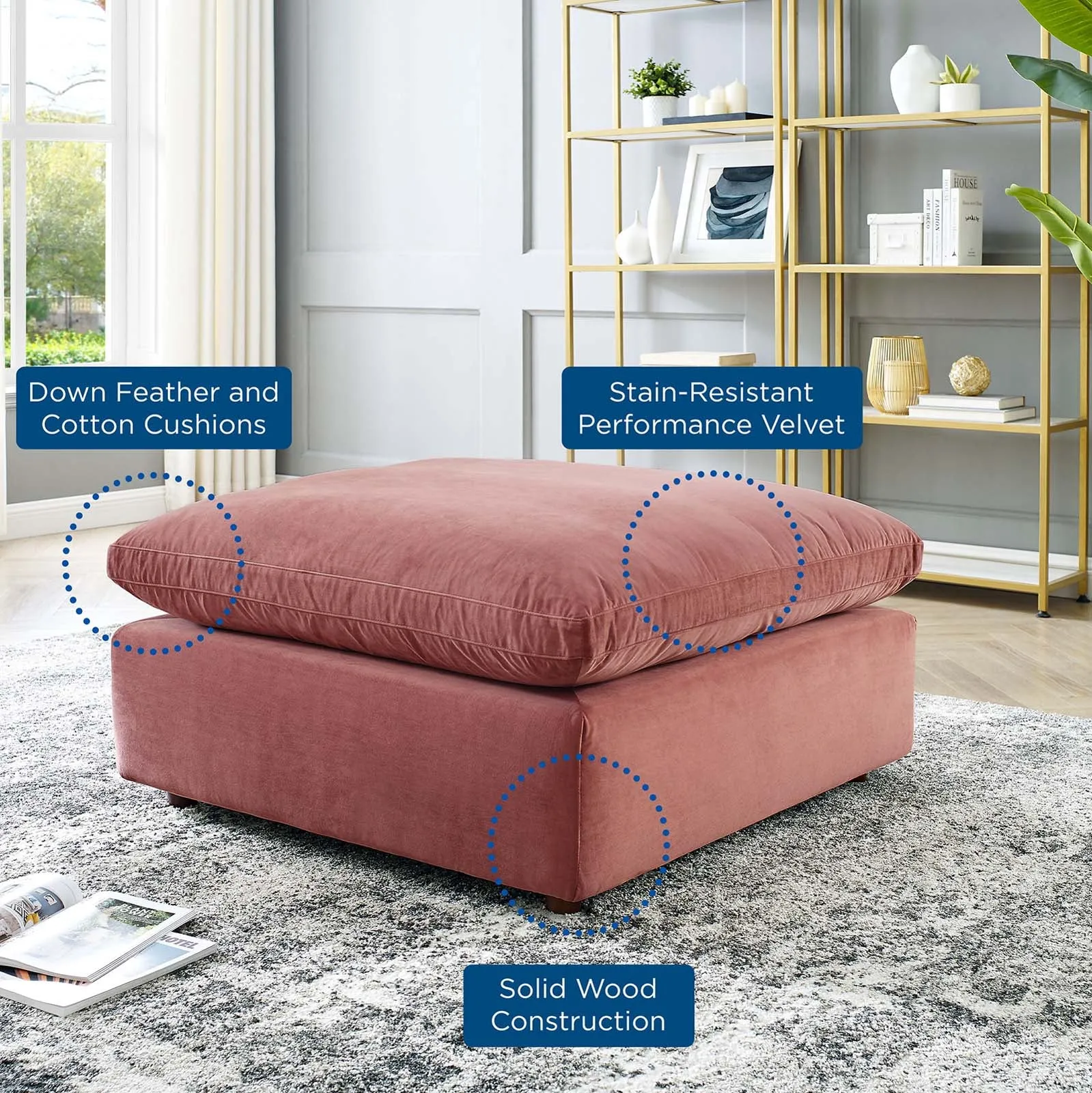 Commix Single Ottoman by Modway