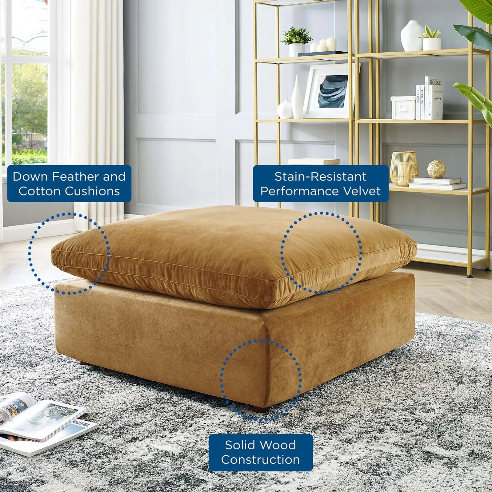 Commix Single Ottoman by Modway