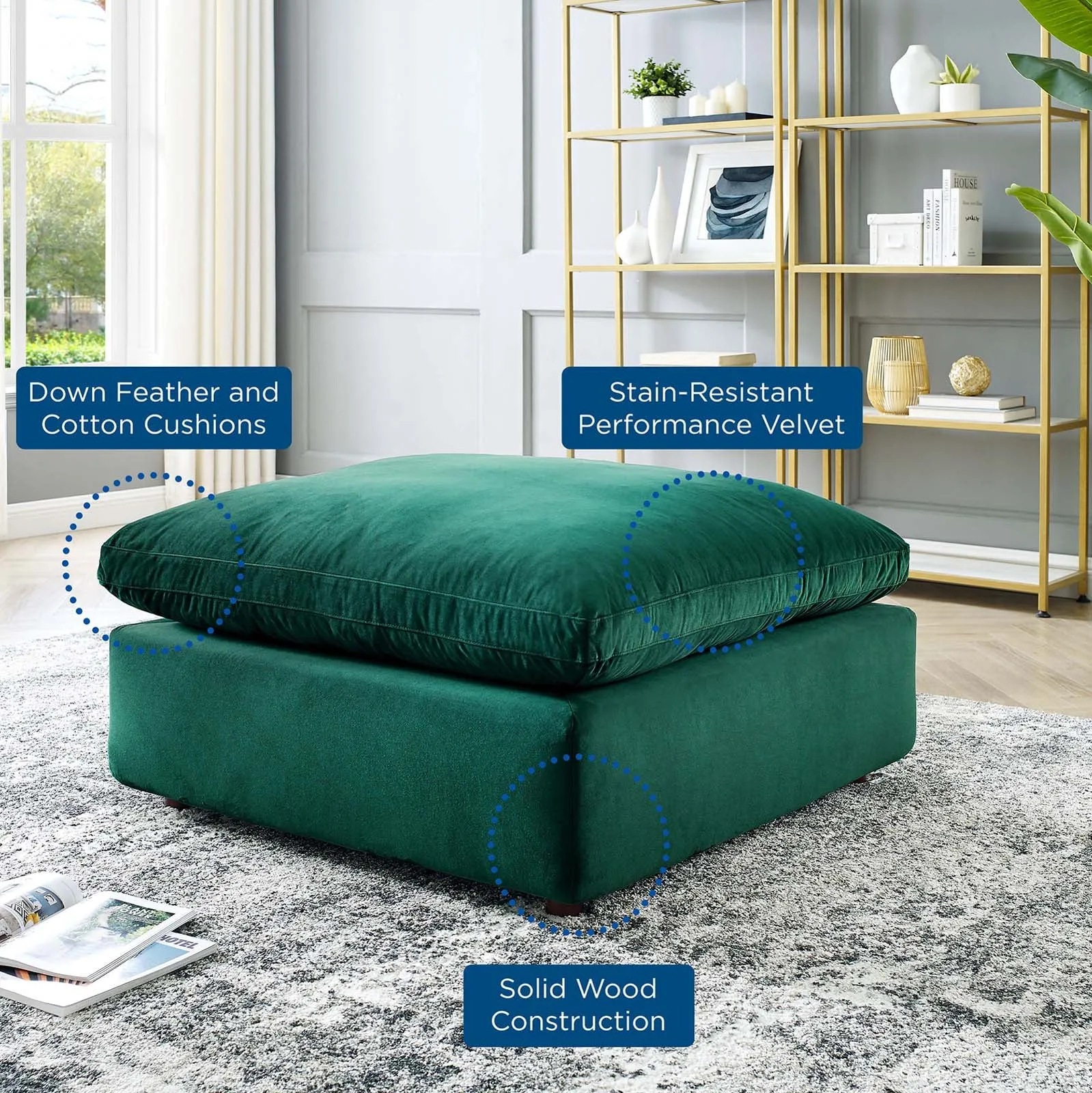 Commix Single Ottoman by Modway