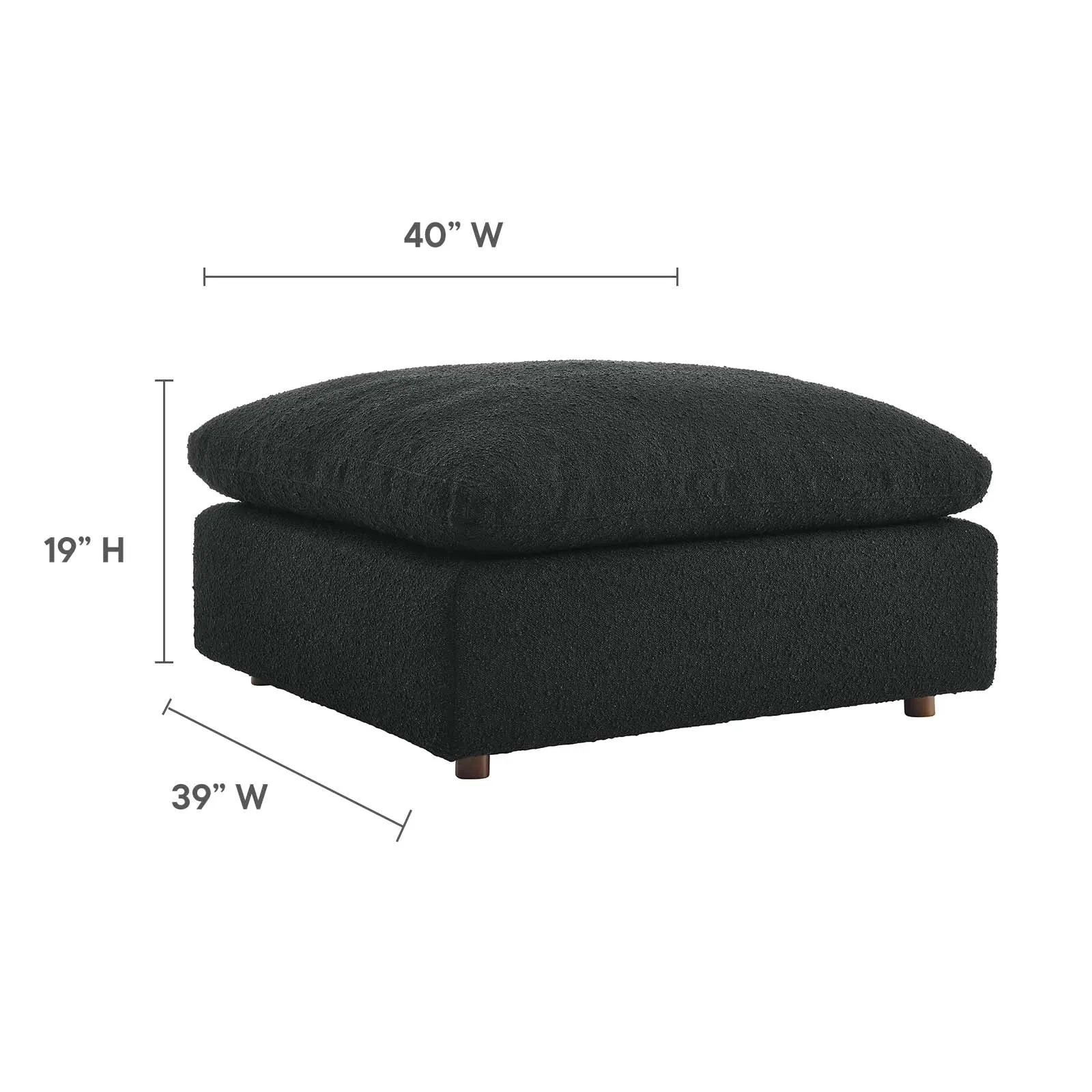 Commix Single Ottoman by Modway