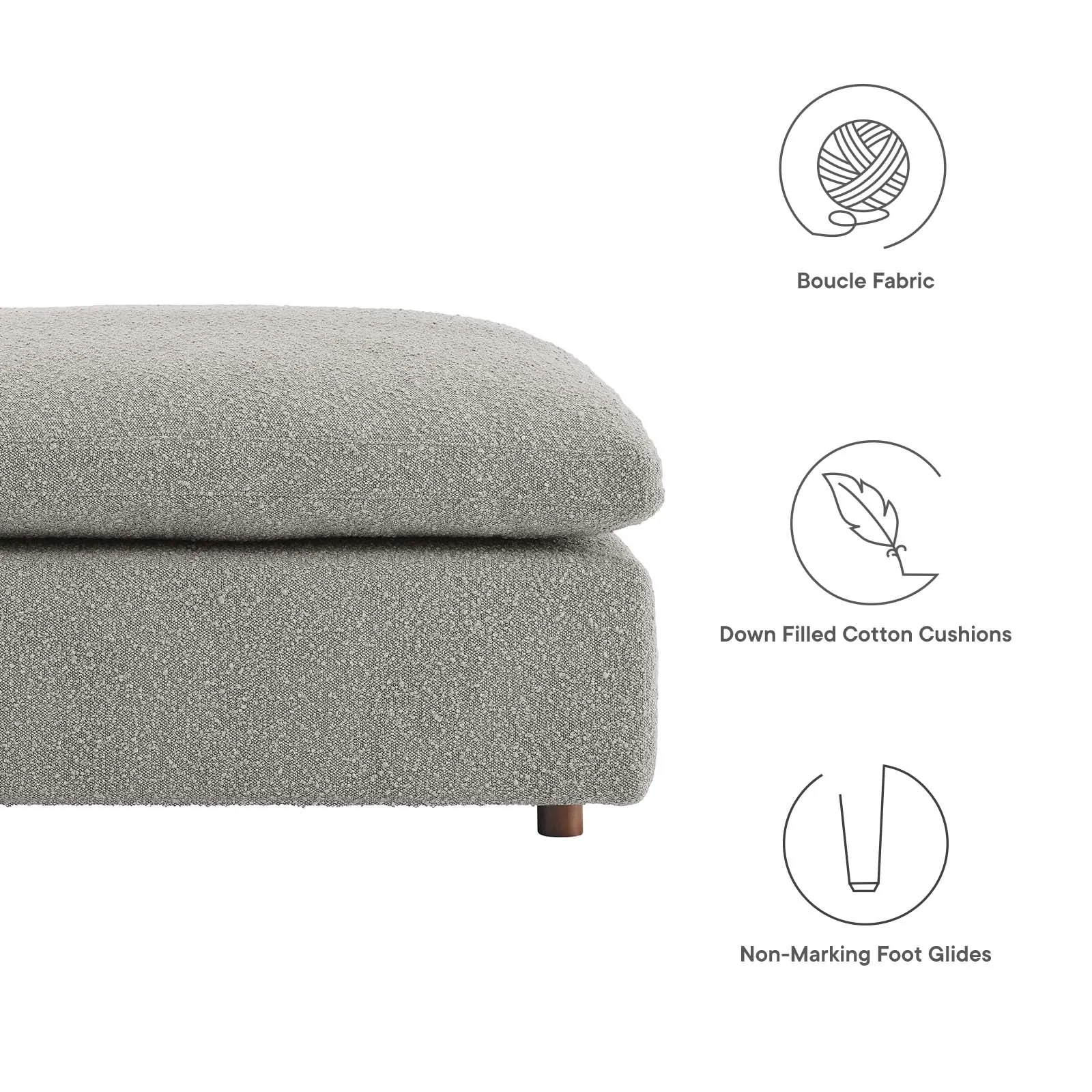 Commix Single Ottoman by Modway