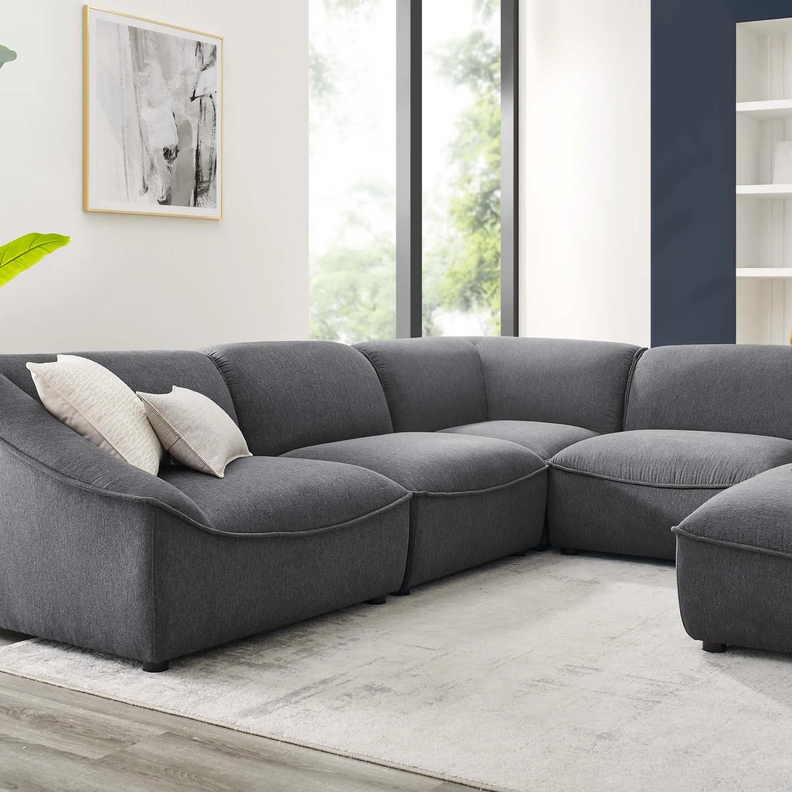 Comprise 6-Piece Sectional Sofa by Modway