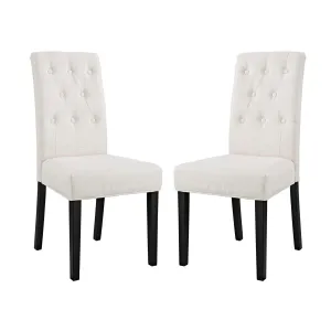 Confer Dining Side Chair Fabric Set of 2