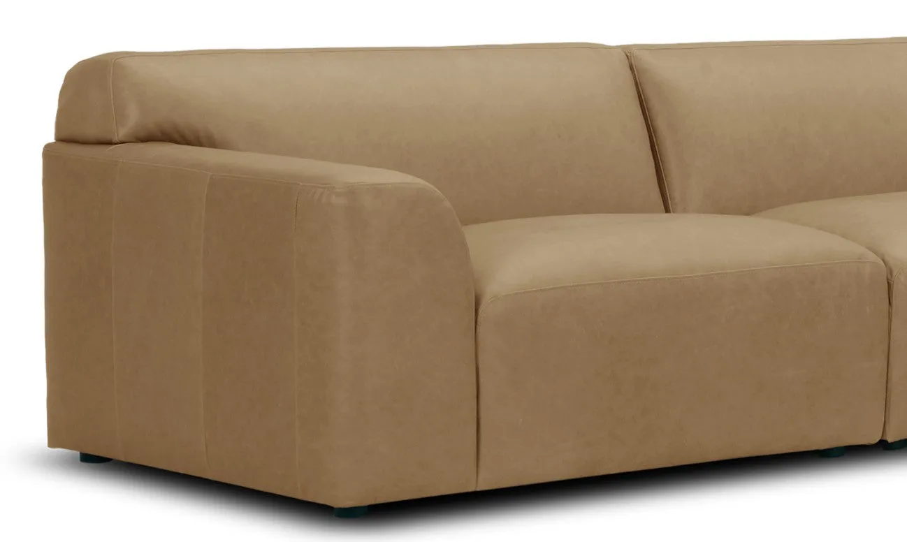 Dakota Leather Sectional Sofa