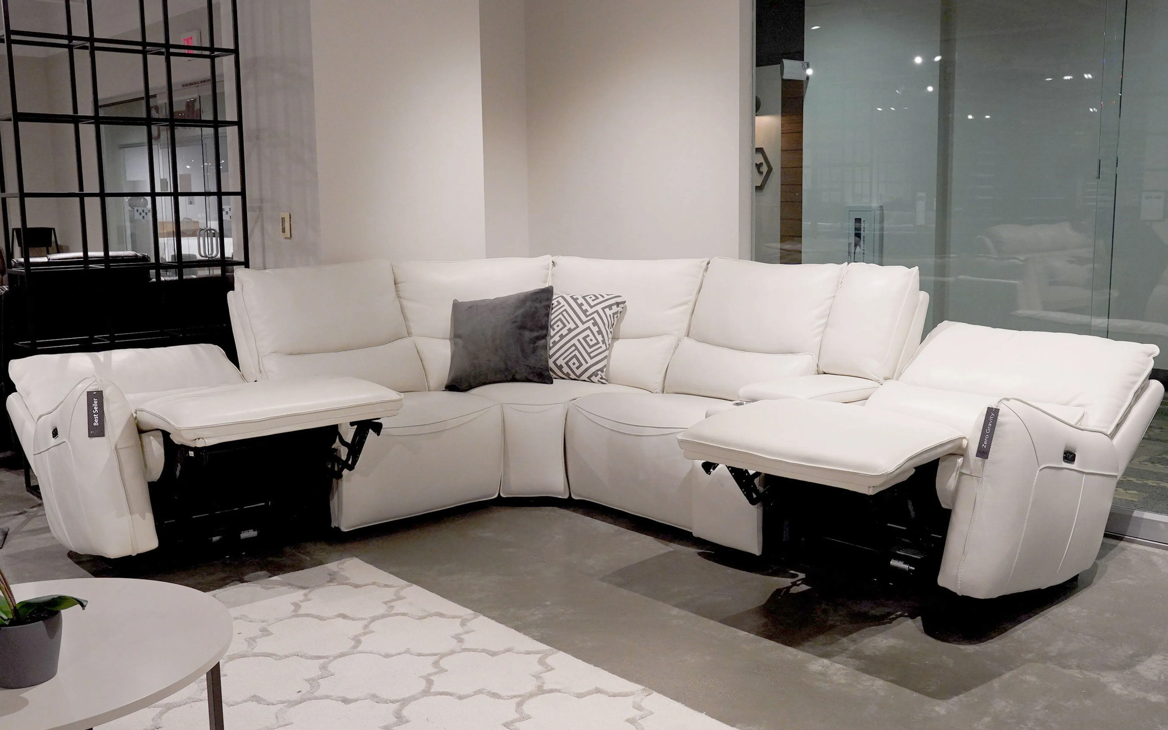 Daly Modern Sectional with Recliner