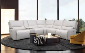 Daly Modern Sectional with Recliner