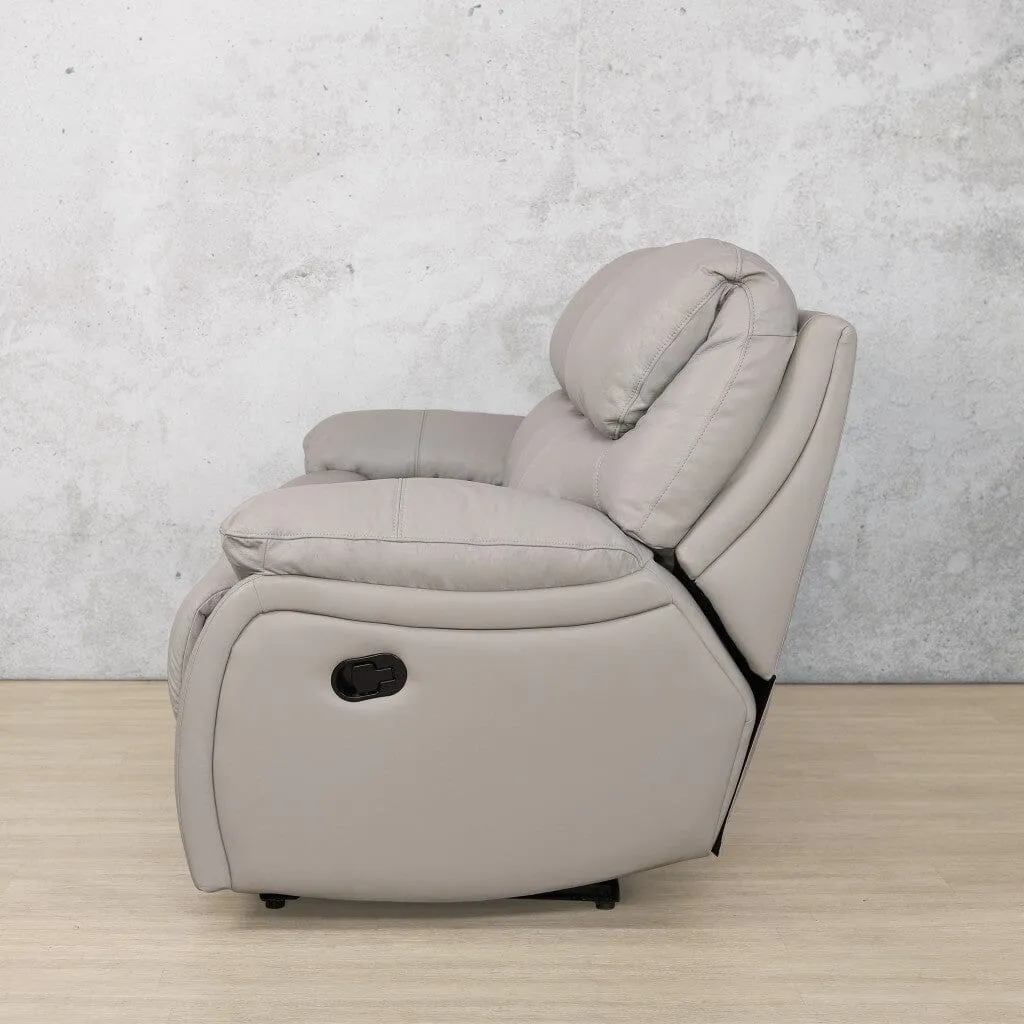 Delta  3 Seater Leather Recliner